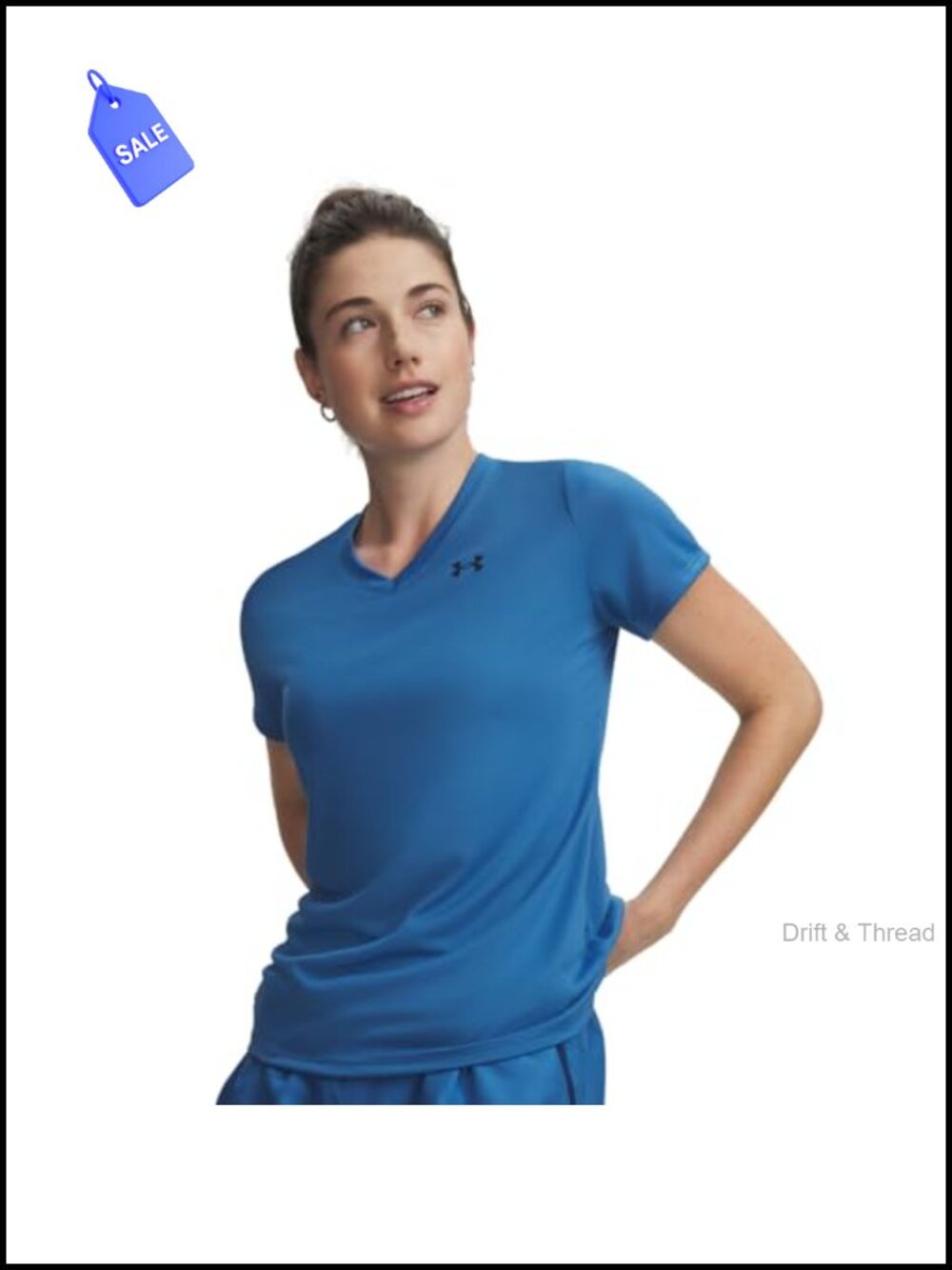 Under Armour Tech V-Neck Short Sleeve Active T-Shirt Recycled Polyester